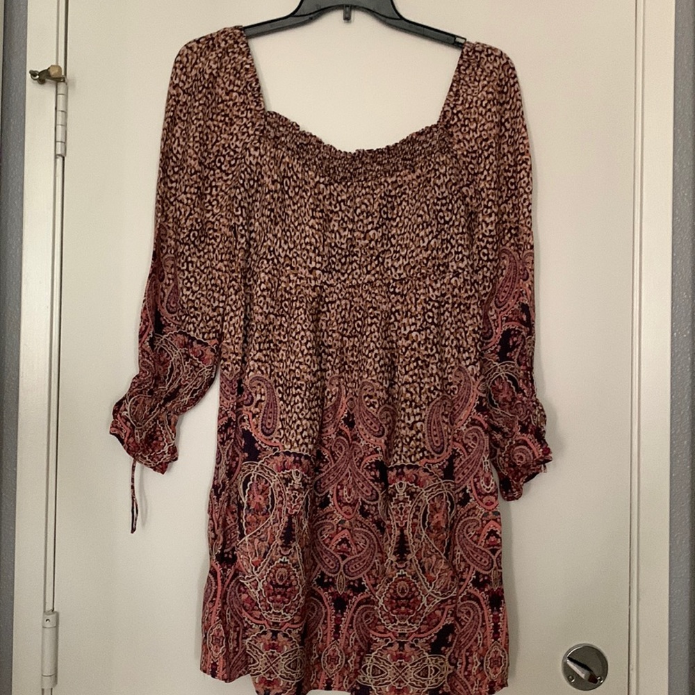 Maeve by Anthropologie Womens LS Dress